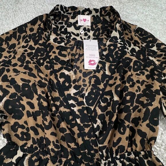 Buddy Love Lara Romper Cheetah Animal Print NEW - Picture 5 of 8